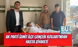 AK Parti İzmit İlçe Gençlik Kolları’ndan Hasta Ziyareti