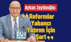 Ayhan Zeytinoğlu: "Reformlar Yabancı Yatırım İçin Şart"