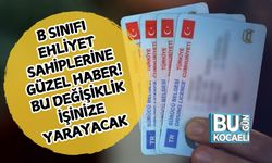 B Sınıfı Ehliyet Sahiplerine Güzel Haber! Bu Değişiklik İşinize Yarayacak
