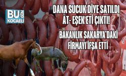Dana Sucuk Diye Satıldı, At- Eşek Eti Çıktı! Bakanlık Sakarya’daki Firmayı İfşa Etti