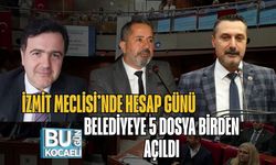 İzmit Meclisi’nde Hesap Günü: Belediyeye 5 Dosya Birden Açıldı