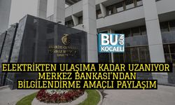 Elektrikten Ulaşıma Kadar Uzanıyor: Merkez Bankası’ndan Bilgilendirme Amaçlı Paylaşım