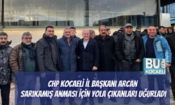 CHP Kocaeli İl Başkanı Arcan, Sarıkamış Anması İçin Yola Çıkanları Uğurladı
