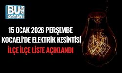 15 Ocak 2026 Perşembe Kocaeli’de Elektrik Kesintisi: İlçe İlçe Liste Açıklandı