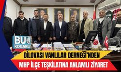 Dilovası Vanlılar Derneği’nden MHP İlçe Teşkilatına Anlamlı Ziyaret