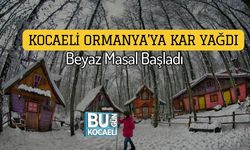 Kocaeli Ormanya’ya Kar Yağdı: Beyaz Masal Başladı