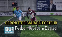 Kocaeli Derince’de Sahada Dostluk : Futbol Heyecanı Başladı