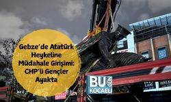 Gebze’de Atatürk Heykeline Müdahale Girişimi: CHP’li Gençler Ayakta