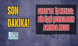 Gebze'de İş Kazası: Bir İşçi Çuvalların Altında Kaldı