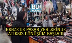 Gebze'de Pazar Yerlerinde Atıksız Dönüşüm Başladı