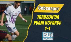Gebzespor Trabzon’da Puanı Kopardı: 1-1