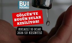 Gölcük'te Bugün Sular Kesiliyor! Kocaeli 12 Ocak 2026 Su Kesintileri