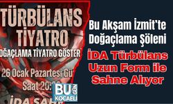 Bu Akşam İzmit’te Doğaçlama Şöleni: İDA Türbülans Uzun Form ile Sahne Alıyor