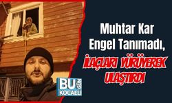 Muhtar Kar Engel Tanımadı, İlaçları Yürüyerek Ulaştırdı