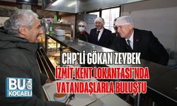 CHP’li Gökan Zeybek, İzmit Kent Lokantası’nda Vatandaşlarla Buluştu
