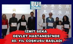 İzmit Seka Devlet Hastanesi’nde 80. Yıl Coşkusu Başladı