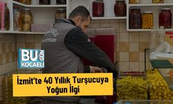 İzmit'te 40 Yıllık Turşucuya Yoğun İlgi