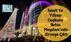 İzmit’te Yılbaşı Coşkusu Belsa Meydanı’nda Zirveye Çıktı