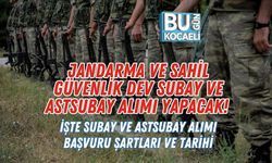 Jandarma ve Sahil Güvenlik Dev Subay ve Astsubay Alımı Yapacak! İşte Subay ve Astsubay Alımı Başvuru Şartları ve Tarihi