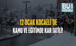 12 Ocak Kocaeli’de Kamu Ve Eğitimde Kar Tatili!