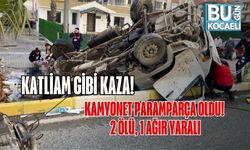 Katliam Gibi Kaza! Kamyonet Paramparça Oldu: 2 Ölü, 1 Ağır Yaralı