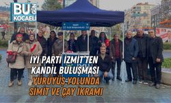 İYİ Parti İzmit’ten Kandil Buluşması: Yürüyüş Yolunda Simit ve Çay İkramı