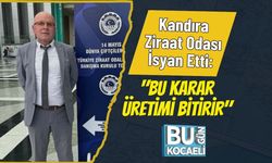 Kandıra Ziraat Odası İsyan Etti: "Bu Karar Üretimi Bitirir"