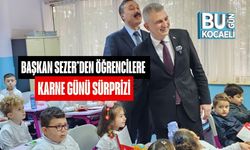 Başkan Sezer’den Öğrencilere Karne Günü Sürprizi