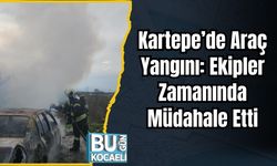 Kartepe’de Araç Yangını: Ekipler Zamanında Müdahale Etti