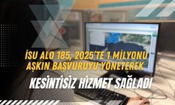 İSU Alo 185, 2025’te 1 Milyonu Aşkın Başvuruyu Yöneterek Kesintisiz Hizmet Sağladı