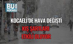 Kocaeli’de Hava Değişti: Kış Şartları Etkili Oluyor