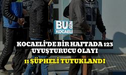 Kocaeli’de Bir Haftada 123 Uyuşturucu Olayı: 11 Şüpheli Tutuklandı