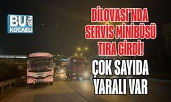 Dilovası’nda Servis Minibüsü Tıra Girdi! Çok Sayıda Yaralı Var
