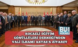Kocaeli Eğitim Gönüllüleri Derneği’nden Vali İlhami Aktaş’a Ziyaret