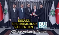 Kocaeli Erzurumlular Vakfı’ndan KOÜ’ye Anlamlı Ziyaret