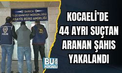 Kocaeli’de 44 Ayrı Suçtan Aranan Şahıs Yakalandı