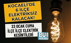 Kocaeli’de 6 İlçe Elektriksiz Kalacak! 23 Ocak Cuma İlçe İlçe Elektrik Kesintileri