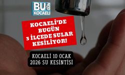 Kocaeli’de Bugün 3 İlçede Sular Kesiliyor! Kocaeli 10 Ocak 2026 Su Kesintisi