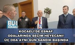 Kocaeli’de Esnaf Odalarında Seçim Heyecanı! Üç Oda Aynı Gün Sandık Başında