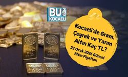 Kocaeli'de Gram, Çeyrek ve Yarım Altın Kaç TL? 23 Ocak 2026 Güncel Altın Fiyatları