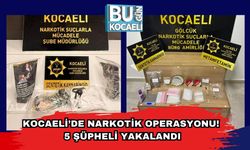 Kocaeli’de Narkotik Operasyonu! 5 Şüpheli Yakalandı