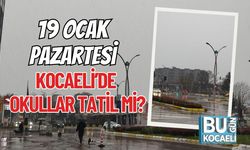 19 Ocak Pazartesi Kocaeli’de Okullar Tatil mi?