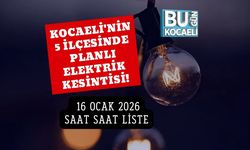Kocaeli'nin 5 İlçesinde Planlı Elektrik Kesintisi! 16 Ocak 2026 Saat Saat Liste