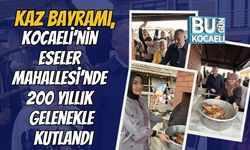 Kaz Bayramı, Kocaeli’nin Eseler Mahallesi’nde 200 Yıllık Gelenekle Kutlandı