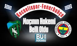 Kocaelispor-Fenerbahçe Maçının Hakemi Belli Oldu