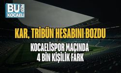 Kar, Tribün Hesabını Bozdu: Kocaelispor Maçında 4 Bin Kişilik Fark