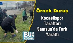 Örnek Duruş: Kocaelispor Taraftarı Samsun’da Fark Yarattı