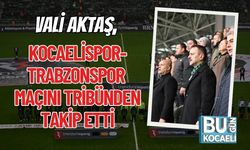 Vali Aktaş, Kocaelispor-Trabzonspor Maçını Tribünden Takip Etti