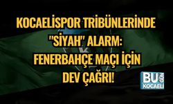 Kocaelispor Tribünlerinde "Siyah" Alarm: Fenerbahçe Maçı İçin Dev Çağrı!