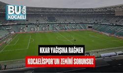 KKar Yağışına Rağmen Kocaelispor'un Zemini Sorunsuz